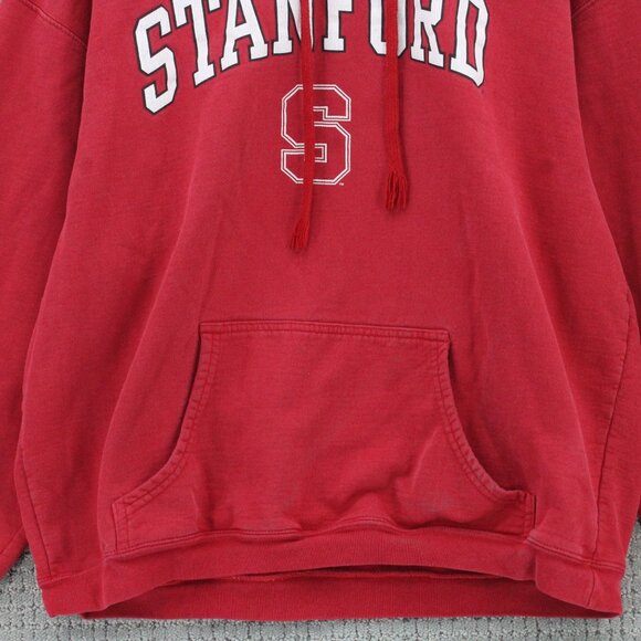 Vintage TCX Apparel x Stanford University Hoodie Sweatshirt Women Large Red Y2k - Picture 4 of 9